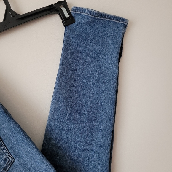 AG Anthropologie High Rise Stevie Straight Ankle Blue Jeans Size 26R - Picture 6 of 16